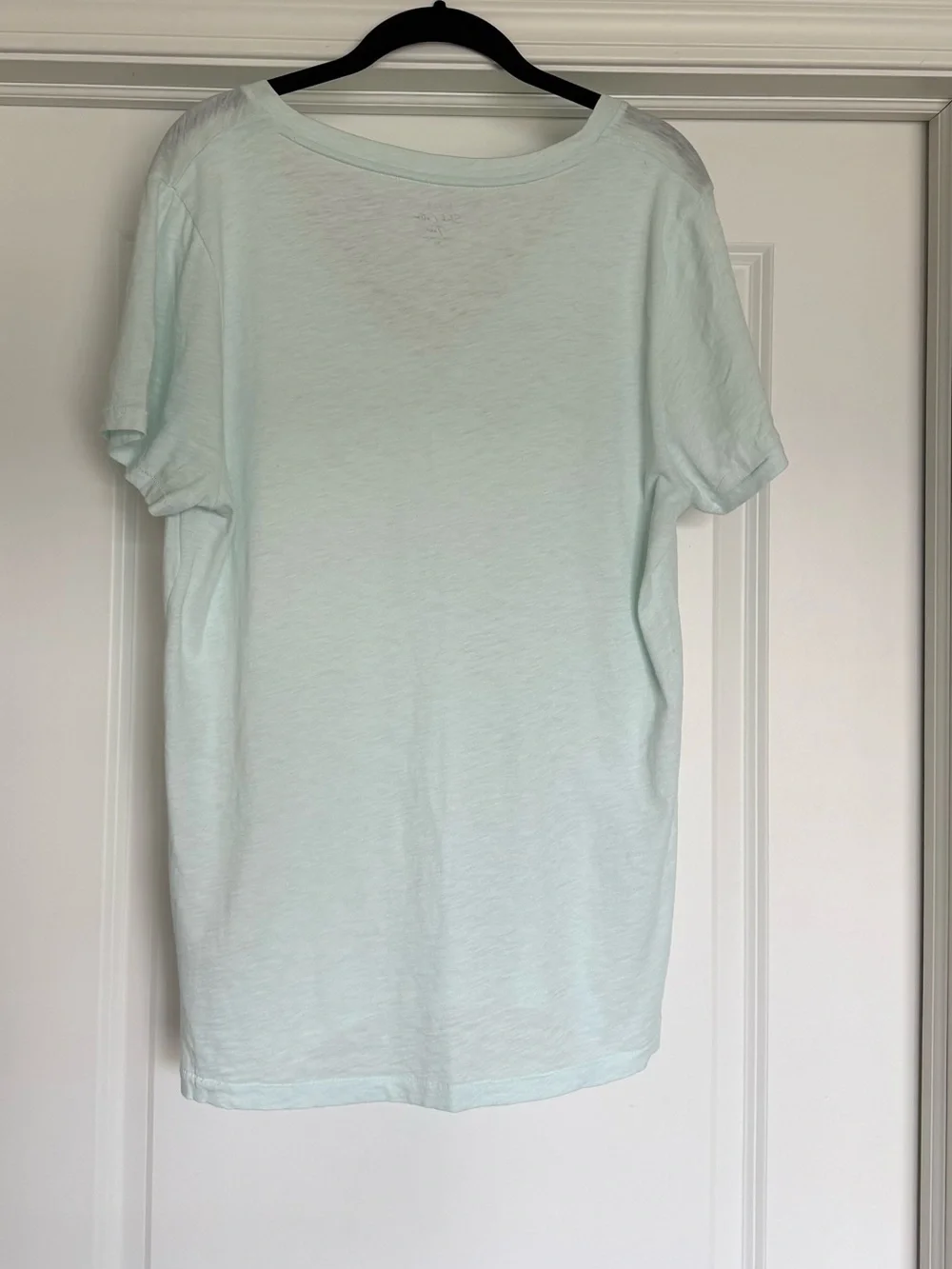 J. Crew V Neck Cotton Slub Tee | XL